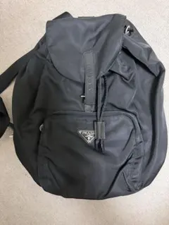 PRADA ボンサック ブラック 三角ロゴ ショルダーバッグ ドロー 