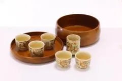 茶器セット 急須 湯呑み 10客 木箱入り - メルカリ