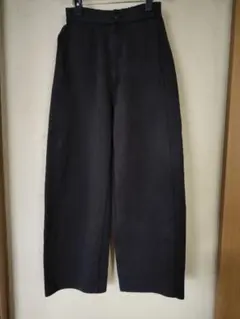 UNIQLO ワイドフィットカーブジャージーパンツ XSサイズ 股下65cm