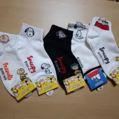 スヌーピー ソックス 5足セット
