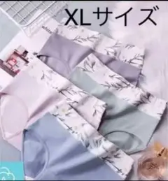 花柄レディースショーツ高通気性と伸縮性 深ばきお腹まで包む4枚セット