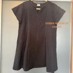 URBAN RESEARCH DOORS 黒レース　半袖チュニックのサムネイル