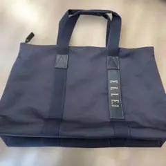 ELLE ネイビー トートバッグのサムネイル