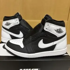ナイキ エアジョーダン1 レトロ ハイ OG ブラック ホワイト 26.5cm