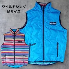 新品 ジャックバニー ライトフリース ベスト 総柄 パープル サイズ6(LL
