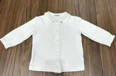 familiar 白ブラウス