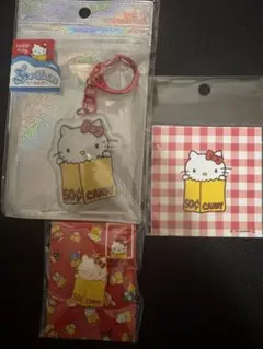 希少　ハローキティ展限定　キーホルダー　ピンバッジ　シール　 サンリオ