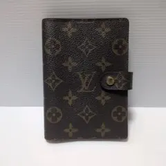ルイヴィトン　手帳カバー　ブラウン　モノグラム　アジェンダPM