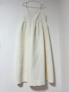 Honeys ハニーズ キャミソール ロングワンピース アイボリー L