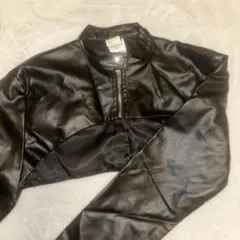 SHEIN ブラックレザージャケット L/40/42