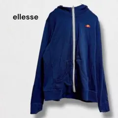 エレッセ ellesse ジップアップパーカー スウェット ロゴ刺繍 羽織りのサムネイル