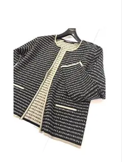 ★LEONARD★近年★ノーカラージャケットカーディガン★４０★