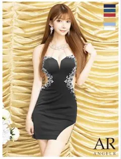 ANGELR ブラック タイトドレス