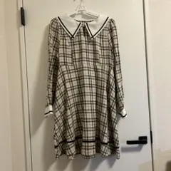 【値下げ中】 Amavel アマベル チェック柄 セーラー ワンピース