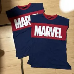 MARVEL Tシャツ 130cm ネイビー/レッドのサムネイル