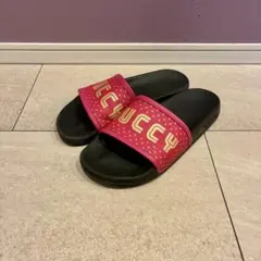 GUCCI×SEGA グッシープリント スターモチーフ サンダル 36