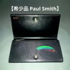 ポールスミス Paul Smith ブラック 長財布 折り財布 二つ折り財布