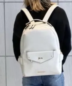 Samantha Vega サマンサベガ リュック 白 リボン 美品 2WAY