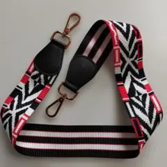 ショルダーストラップ ショルダーベルト バッグ用 鞄 交換用 幅広 幾何学模様