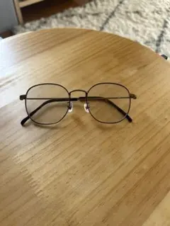 ブラウン メタルフレーム zoff サングラス