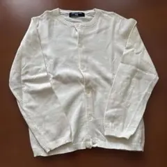 COMME CA DE MODE ホワイトニットカーディガン 120 フォーマル