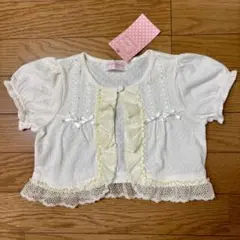 未使用品　シャーリーテンプル　半袖ボレロ　110cm