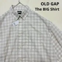 OLD GAP チェックシャツ長袖 The BIG Shirt M～L相当