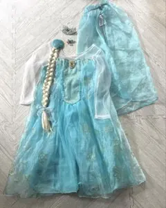 エルサ　アナと雪の女王　ドレス　セット　仮装　衣装のサムネイル