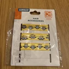 ミニオン ヘアゴム 3個セット　USJシンガポール