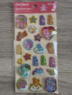 ケアベア ポップデコパーティー ラメきらクリスタル シール