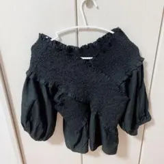 INGNI 肩出しオフショルダー　黒