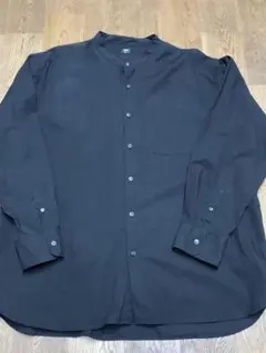 ユニクロ　UNIQLO スタンドカラー長袖シャツ3XL
