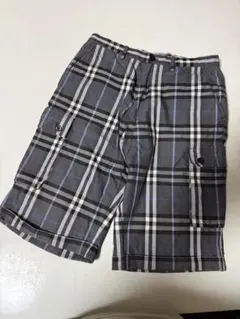 BURBERRY BLACK LABEL チェック柄ショートパンツ サイズ76 - メルカリ