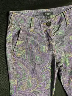 ETRO☆コーデュロイ　ペイズリー柄パンツのサムネイル