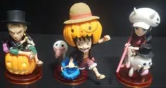 ワンピース ハロウィン ワーコレ 3体セット