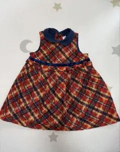 美品　センスオブワンダー チェック柄 ワンピース 80cm