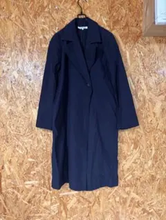 relume ネイビー ロングコート スプリングコート　薄手