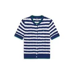 ケーブルニット ショートスリーブカーディガン　Polo Ralph Lauren