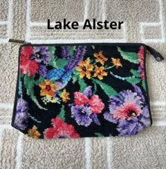 レイクアルスター ポーチ　フェイラー 花柄 大きめポーチ　化粧ポーチ　クラッチ
