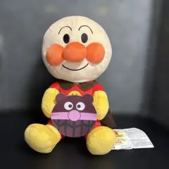 【新品未使用】それいけ！アンパンマン 仲良しパンぬいぐるみL アンパンマン