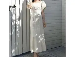 【ほぼ未使用】バックリボン　マーメイドワンピース　リゼクシー