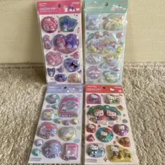 【4種類セット】サンリオポップデコパーティーシール