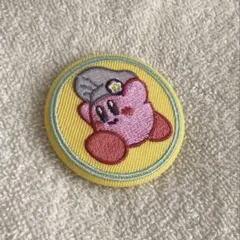 【汚れなし】星のカービィ／カービィカフェ／刺繍缶バッジ