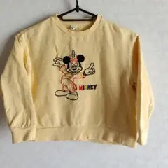 ミッキーマウス イエロートレーナー 120