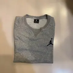 Jordan グレー ジャンプマンロゴ スウェット