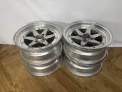 当時物TECHNO RACING 14インチ PCD114.3 4本 7J - メルカリ