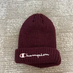 Champion ビーニー ニット帽 バーガンディのサムネイル