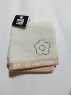 MARY QUANT 花柄タオルハンカチ