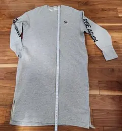 UNIQLO スウェット ロングワンピース グレー Lサイズ