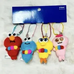 セサミストリート ストラップ USJ 4点セット 未使用 セサミ ユニバ